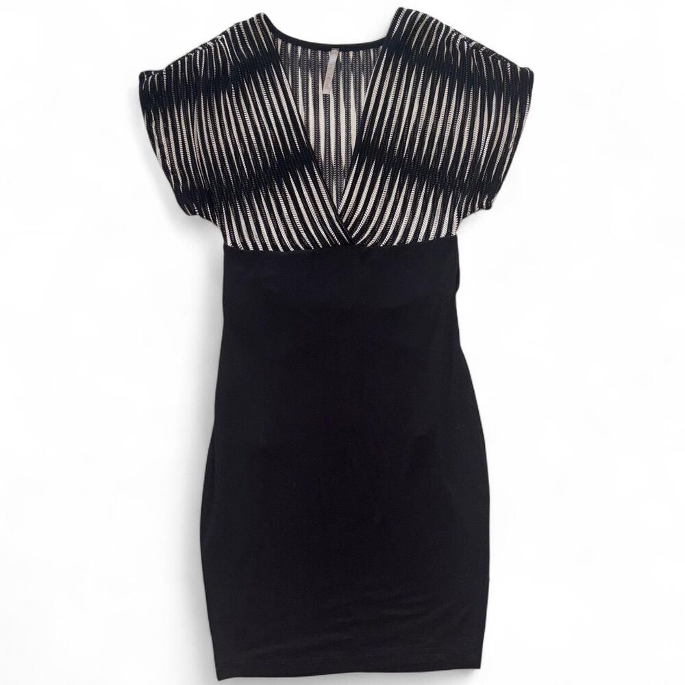 y2k style bodycon agaci white and black customizable cocktail dress
